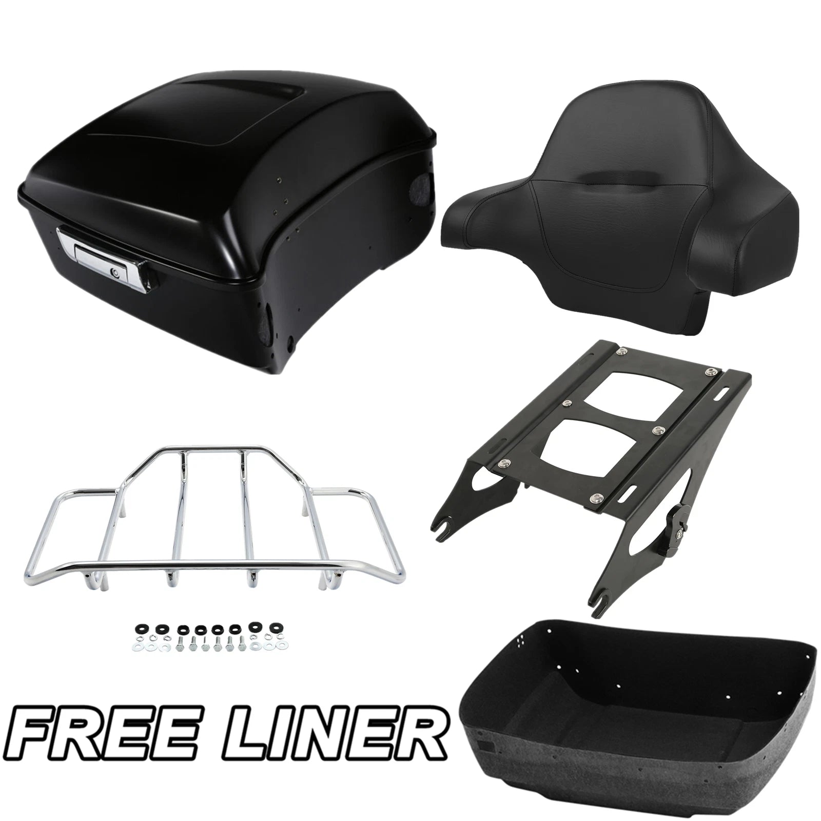 Trunk Pad Mount Rack for Harley Touring Electra Glide (2014–2023)