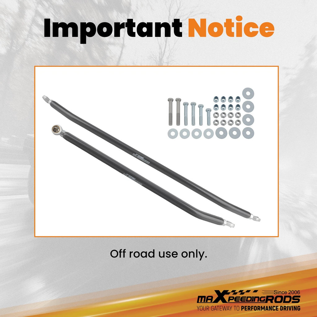 Adjustable Track Bar and Steering Crossover Kit for Jeep Cherokee XJ (1984–2001) & Wrangler TJ (1997–2006)
