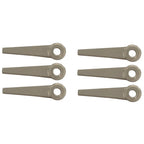 Set of 6 Trimmer Blades 4111 007 1001 for Stihl Trimmer PolyCut 20-3
