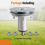 Mandrel Spindle Assembly for Ariens 52" Deck (51528000, 51537200)