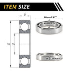 Deep Groove Ball Bearing 45x68x12mm for Scooter Skateboard (1 Pcs)