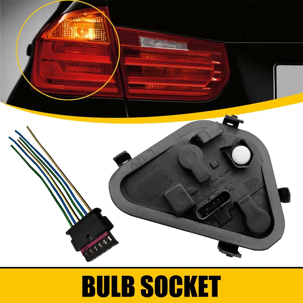Brake Tail Light Bulb Socket Harness for BMW 328i 335i (2012–2013)