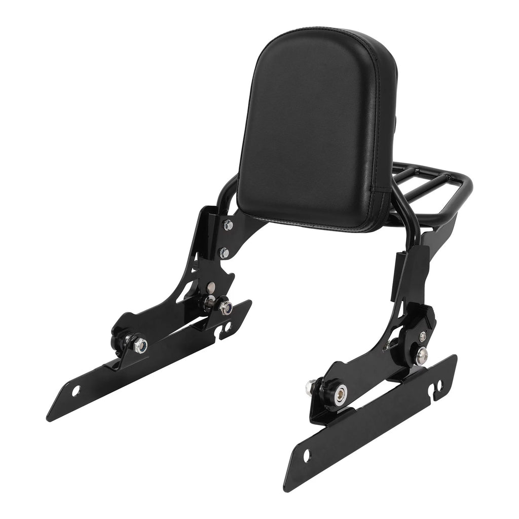 Sissy Bar Backrest Luggage Rack for Harley Street Bob Low Rider Wide Glide (2018–2023)