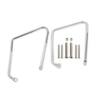 Chrome Saddlebag Support Brackets for Harley Sportster XL 883 1200 (2004–2016)