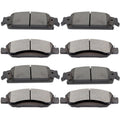 Set of 8 Ceramic Brake Pads for Chevrolet Suburban (2015–2019)