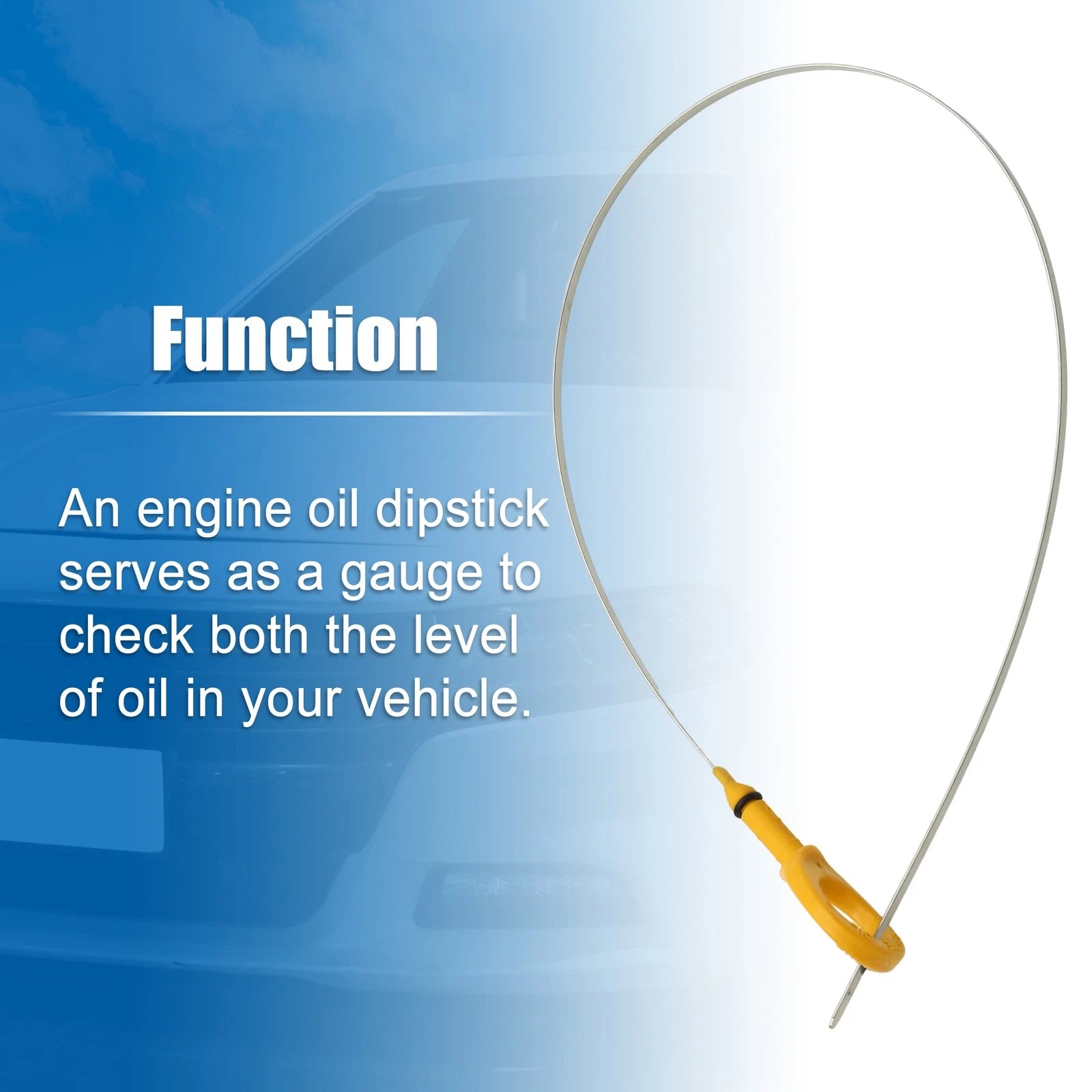 Engine Oil Fluid Level Dipstick for Toyota 4Runner SR5 (No. 1530175091)