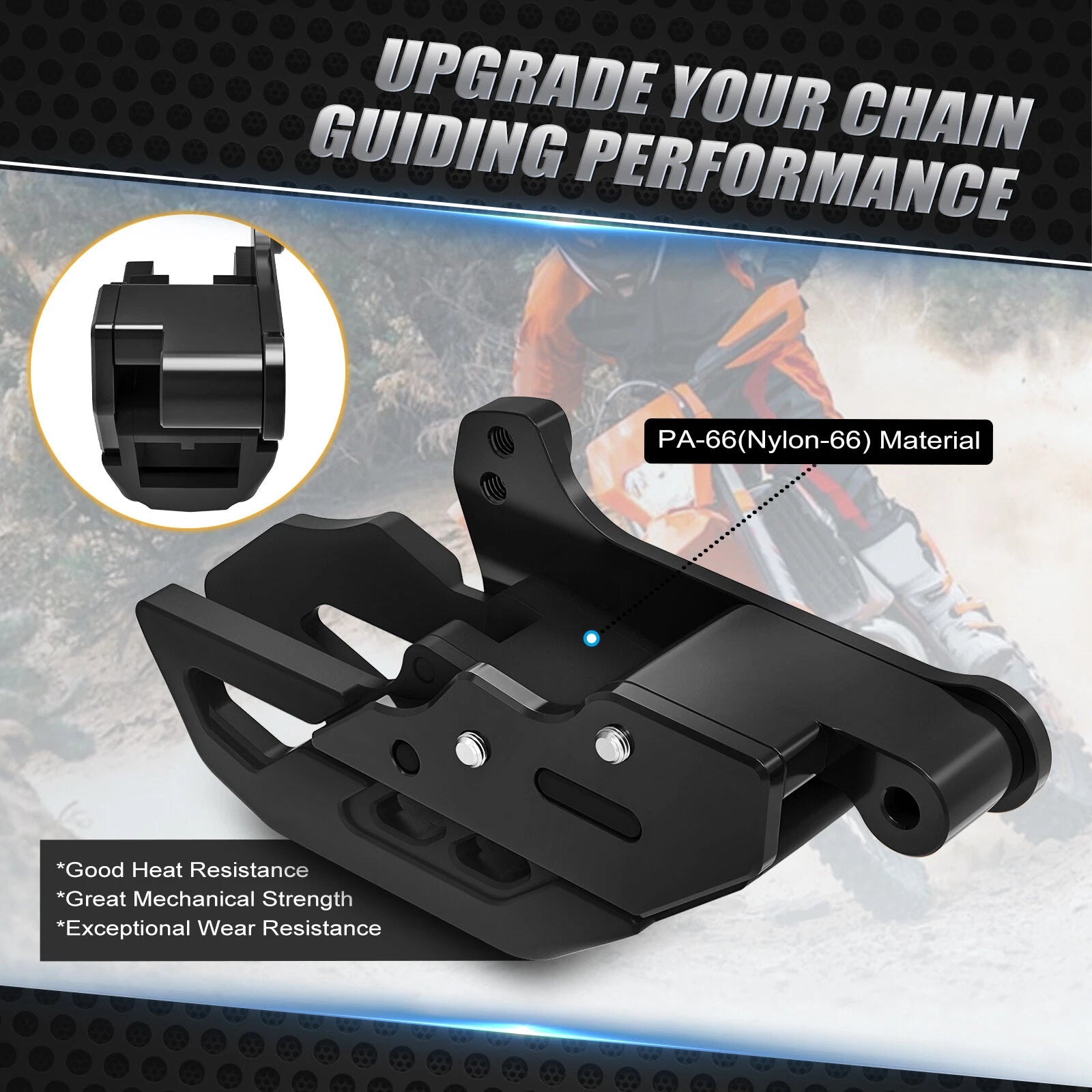Rear Chain Guide Guard for KTM 390 Adventure (2020–2023), 250 Adventure (2020–2021)