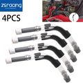 Set of 4 Fuel Jugs with Deluxe Cap and Filler Hose