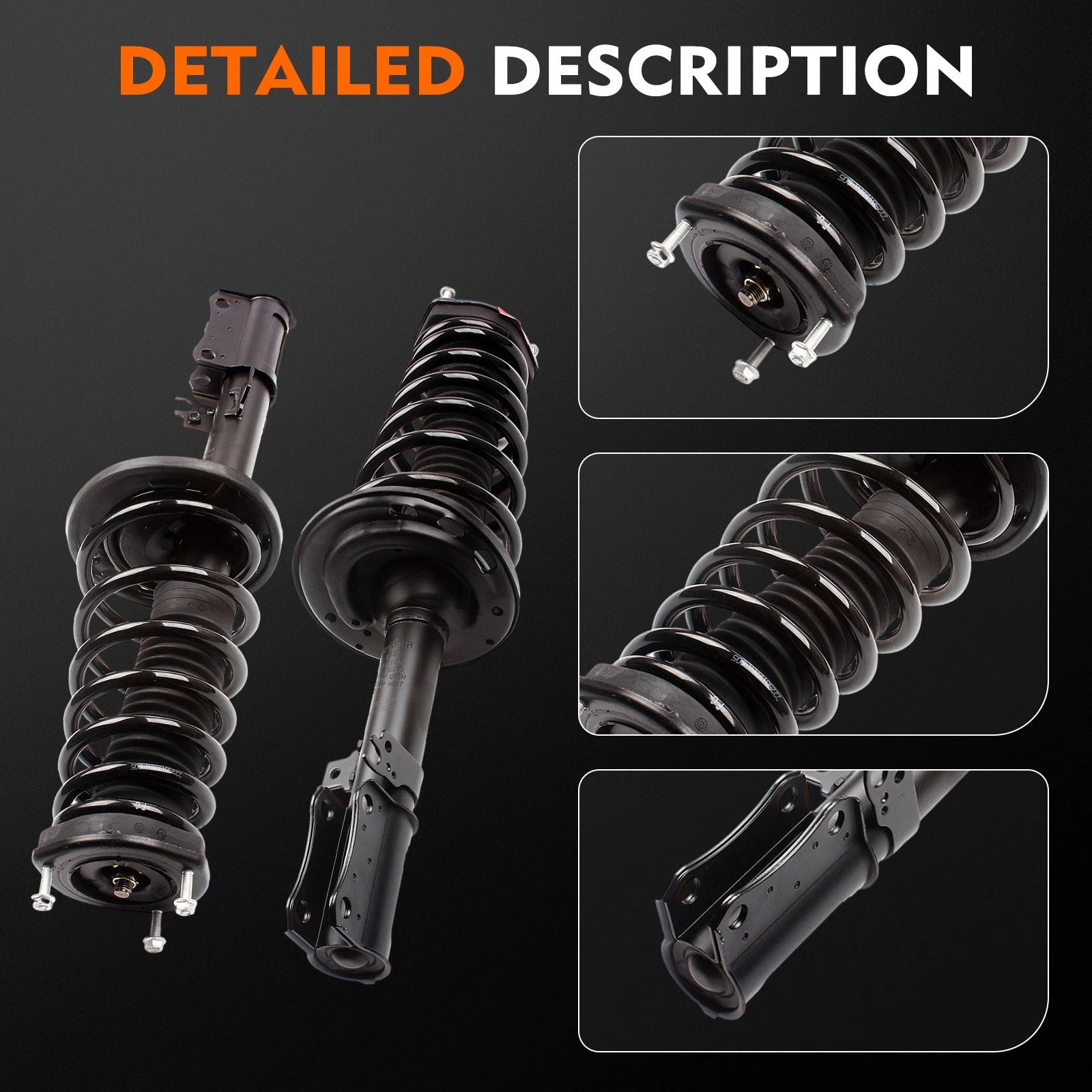 Rear Struts Spring Sway Bar Kit for Toyota Camry (2007–2011), Avalon (2006–2012)