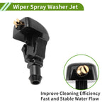 Windshield Washer Nozzle w/ Hose Connector for Ford (No. 3W7Z17603AA)