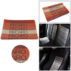 Orange JDM Fabric Cloth for Car Seat Panel Armrest Decoration 2M x 1.6M