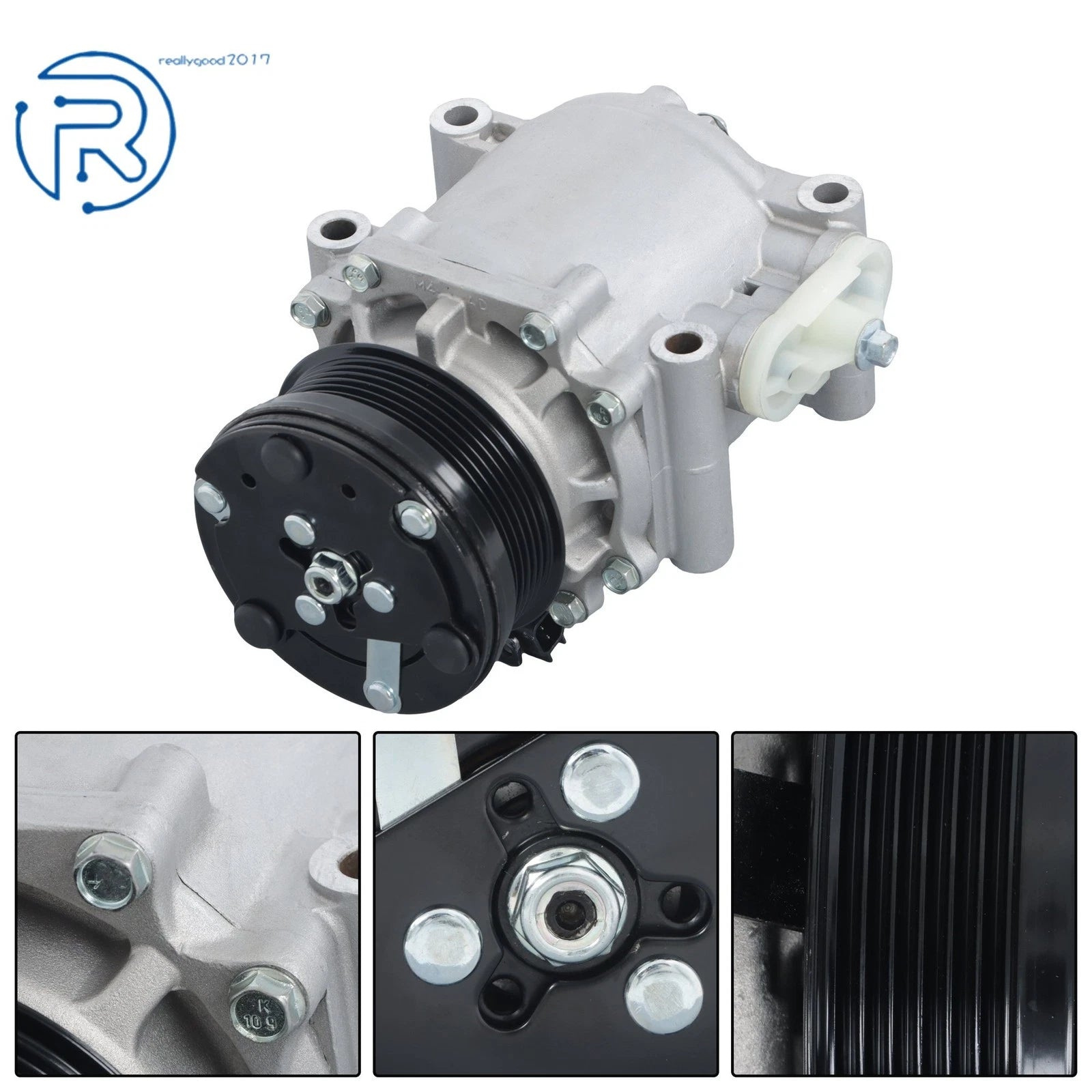 A/C Compressor w/Clutch 6 Groove 12V for Mercury Montego 2005–2007 CO10851