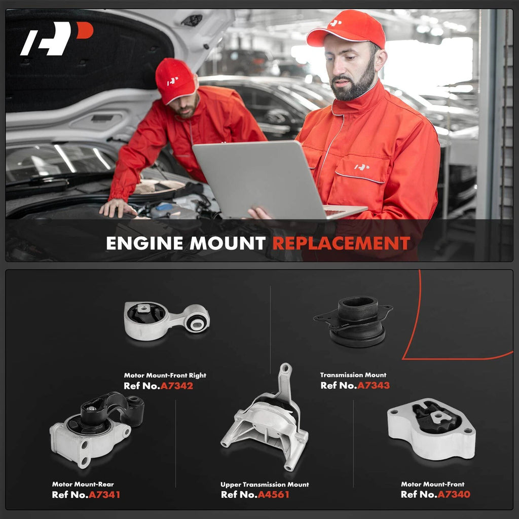 5X Engine Mounts & Torque Strut for Nissan Altima