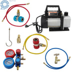Air Vacuum Pump 3 CFM for HVAC AC Manifold Gauge Set & R134A Kit
