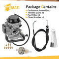 Carburetor & Throttle Cable for Arctic Cat 500 4X4 (1998–2000) 0470-361