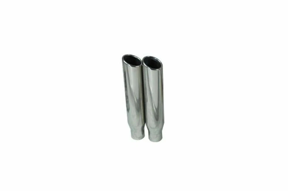 Dual Exhaust Kit for Chevy GMC 1500 (2019-2025) Stainless Rolled Corner Exit