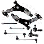 Set of 8 Front Lower Control Arms with Ball Joints for Ford Focus (2008)