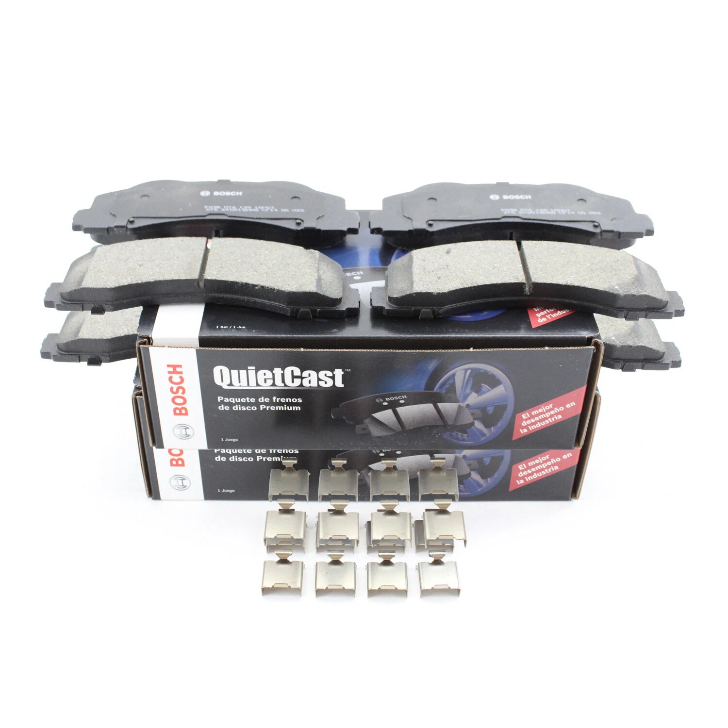 Bosch QuietCast Ceramic Front Disc Brake Pads for Ford F-150, Expedition (2004–2020)