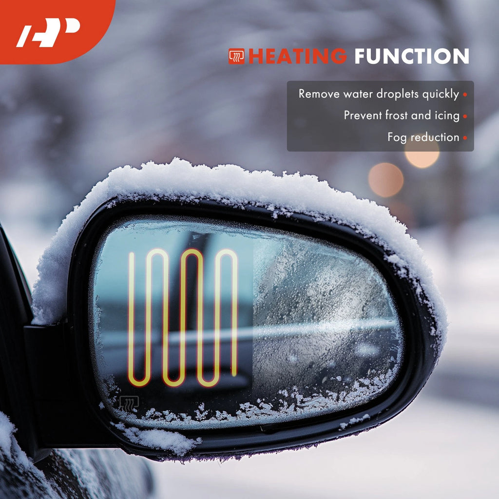 Heated Blind Spot Passenger Power Mirror Glass for Honda Civic