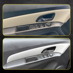 2X Inner Door Handle for Chevy Cruze (2011–2015) Black Chrome