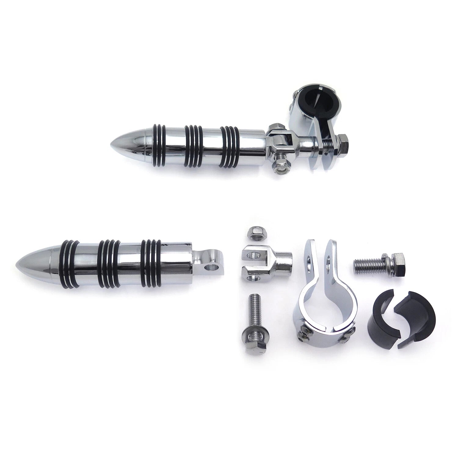 O Ring Clamp Foot Peg 1" 1 1/4" for Harley Dyna Touring XL