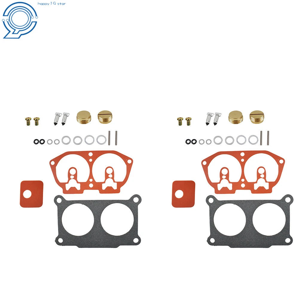 2X Carburetor Rebuild Kit for Yamaha 115 130 HP (1986–1995) Outboard V-4