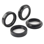 4 x Black 43x55mm Motorcycle Front Fork Damper Shock Absorber Seal