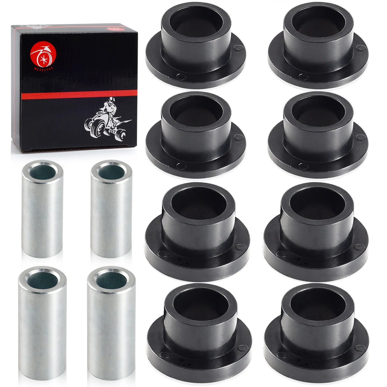 Front Shock Bushing Sleeve Kit for Polaris Ranger 500 570 800 900 1000 (2018–2023)