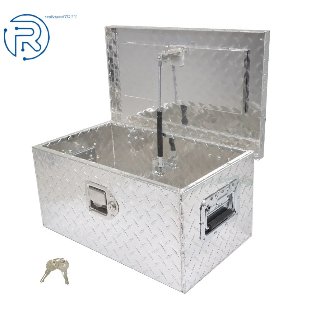 Aluminum Tool Box Storage for Pickup Trailer (20" x 12" x 9.5")