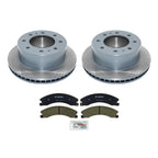 DuraGo Rear Rotors & Bosch QuietCast Ceramic Disc Brake Pads Kit for Sierra 2500HD (2007–2019)