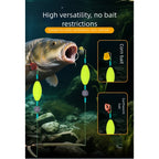 Fishing Hooks Set of 4 with Dual Hooks and 360 Degree Swivel