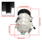 AC Compressor for Hyundai Accent (2006–2009) 1.6L L4