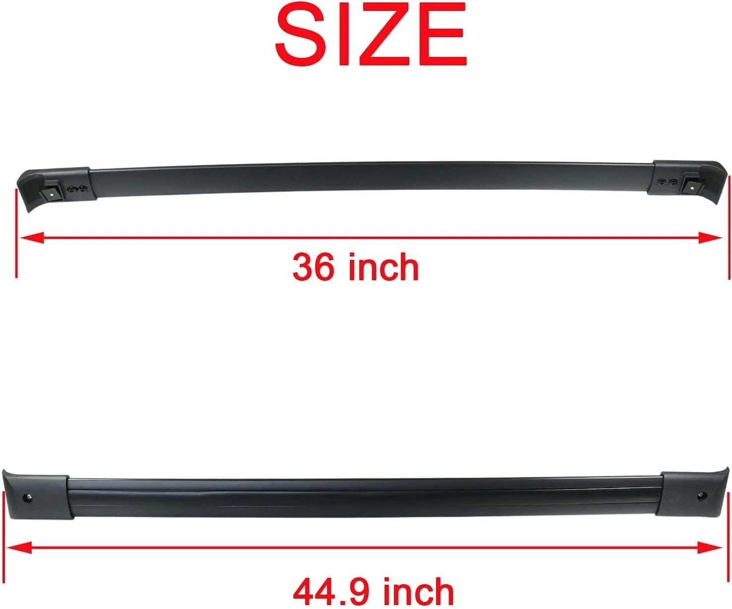 Set of 2 Aluminum Roof Rack Cross Bars for Honda Pilot (2003–2008)