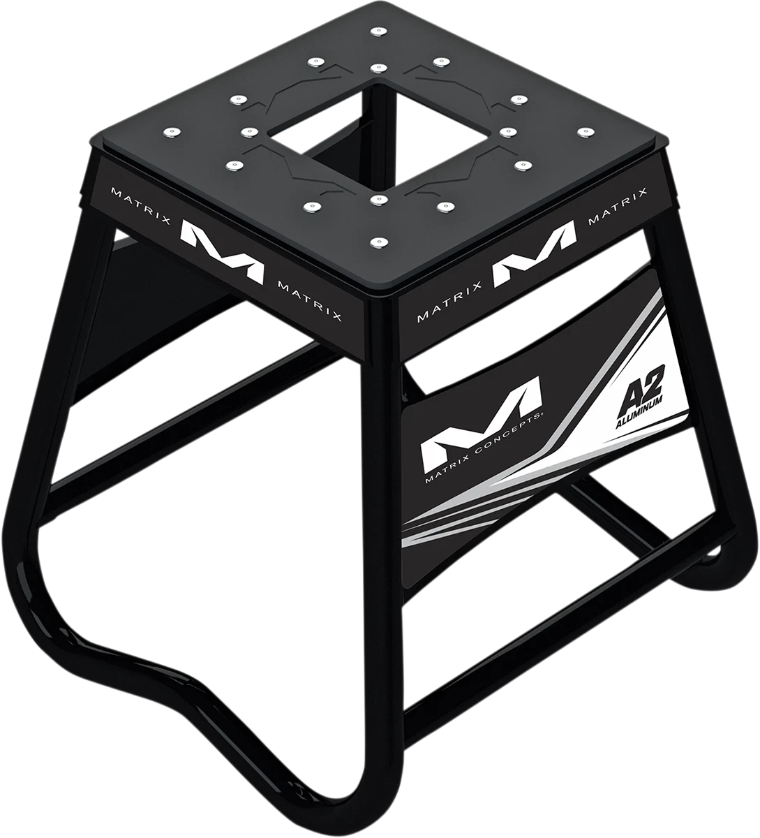 A2 Stand for Matrix Concepts LLC (Aluminum, Black/White)