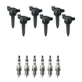 Set of 6 Ignition Coils & NGK Ruthenium Spark Plugs for Toyota Avalon, Camry (1997–2001)