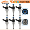 Set of 6 Fuel Injectors for Hyundai Palisade, Kia Sedona (2020–2023)