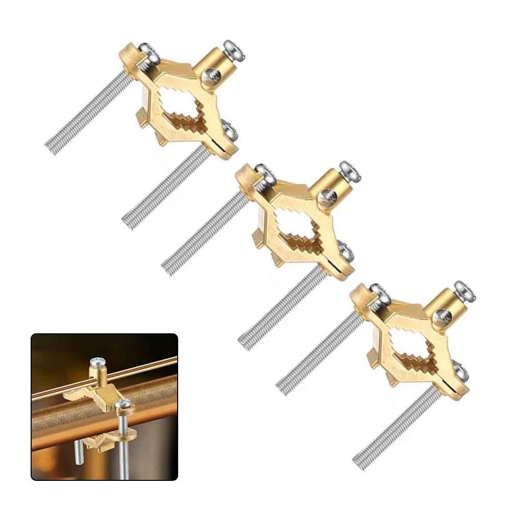 Copper Alloy Ground Clamp Set for Water Pipes and Steel Bonding
