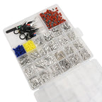 660Pc Electrical Wire Terminal Set with Removal Tools for Universal Use