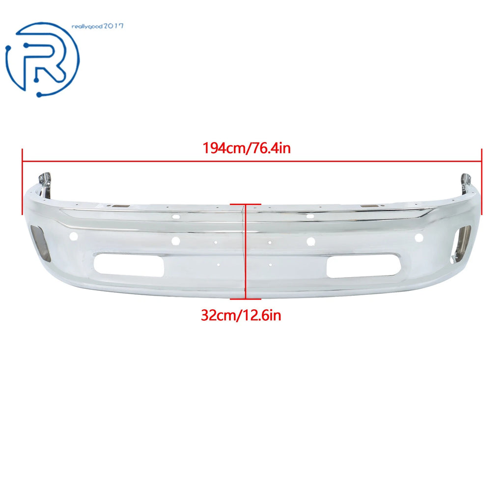 Front Lower Bumper Face Bar Steel Chrome for RAM 1500 (2013-2024)