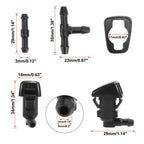 7pcs Windshield Wiper Fluid Squirter Nozzle for Ford F250 F350 F550 (2008–2016) 7C3Z17603A