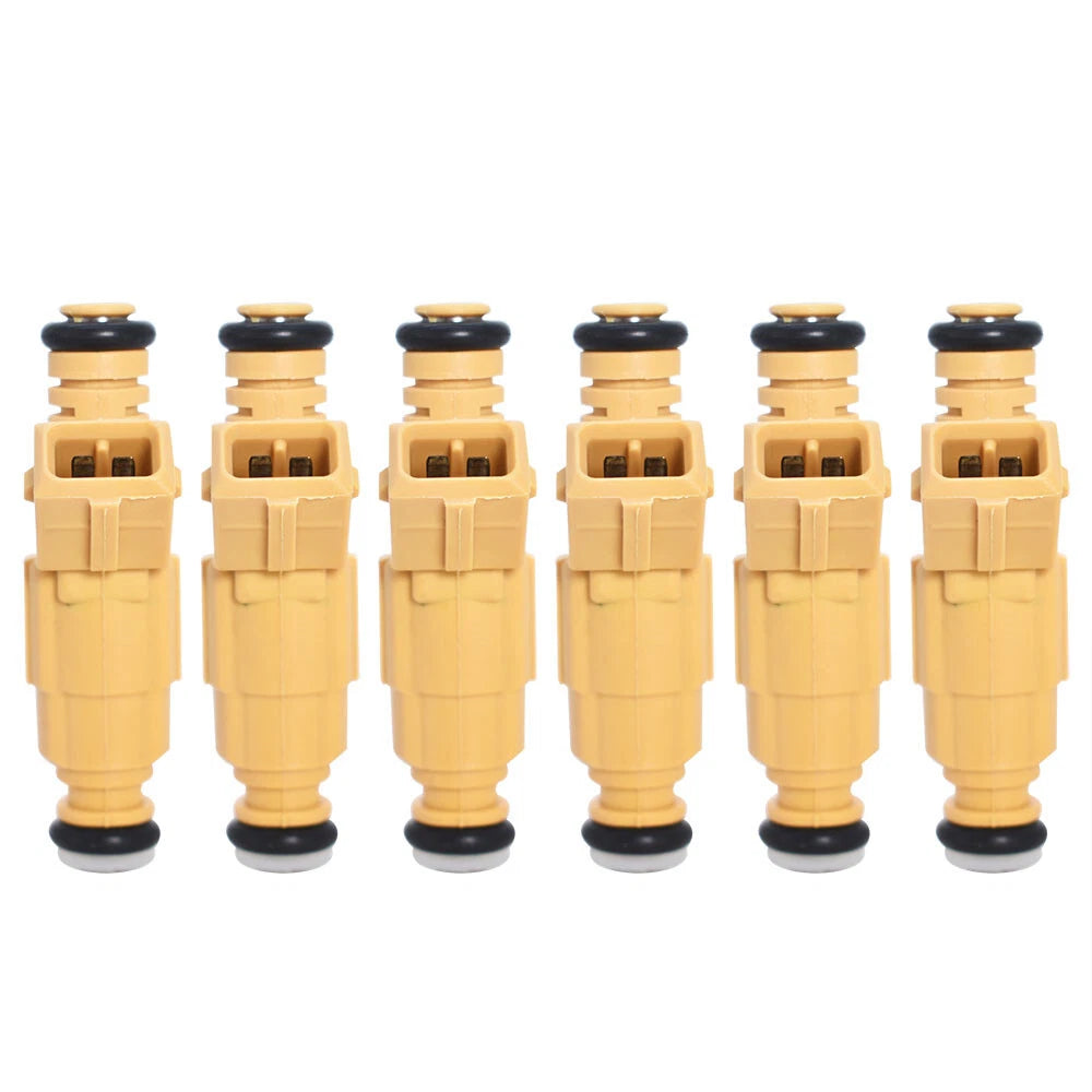 Set of 6 Fuel Injectors for Jeep Grand Cherokee Wrangler (1993–1998)