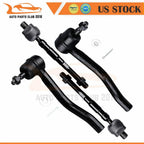 Set of 4 Tie Rods for Nissan Altima (2007–2012) EV800356