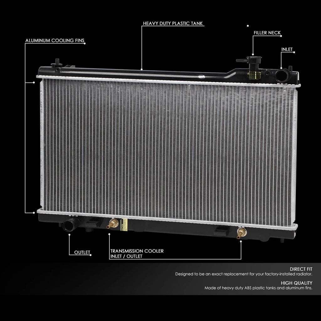 Full Aluminum Core Radiator for Infiniti G35 3.5L V6 (2003–2007) DPI-2588