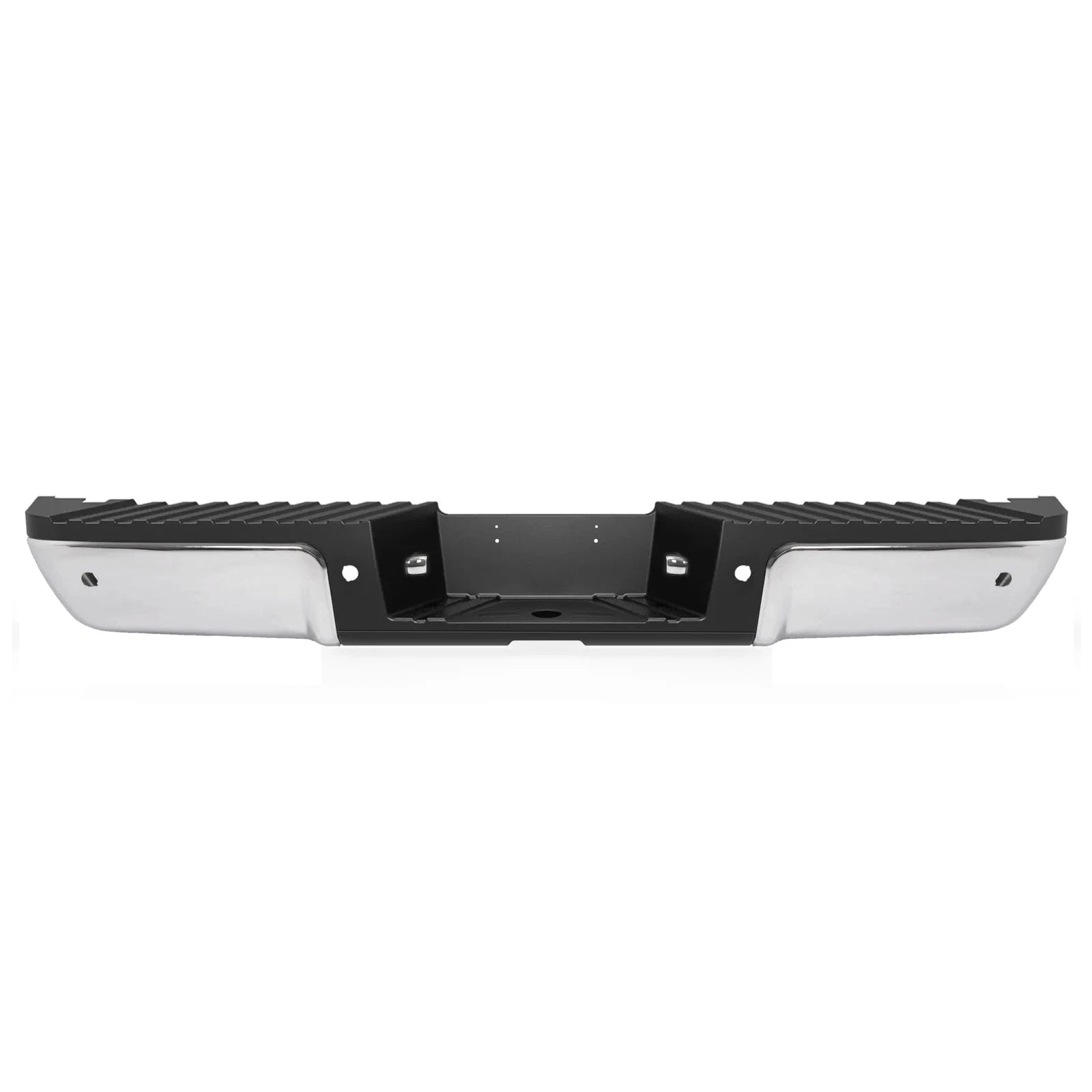 Chrome Rear Bumper Assembly for Ford F250 F350 F450 (2008–2016) w/ Sensor Holes
