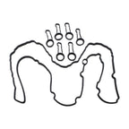 Set of 2 Engine Valve Cover Gaskets for (255.130)