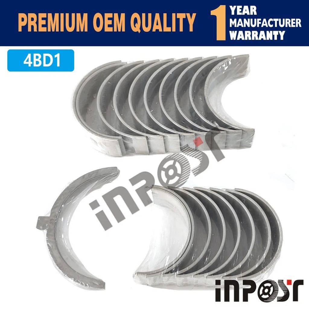 Engine Rebuild Kit for Isuzu NPR NQR (4BD1 4BD1T, 3.9L, STD Piston Bearing Gasket)