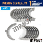 Engine Rebuild Kit for Isuzu NPR NQR (4BD1 4BD1T, 3.9L, STD Piston Bearing Gasket)