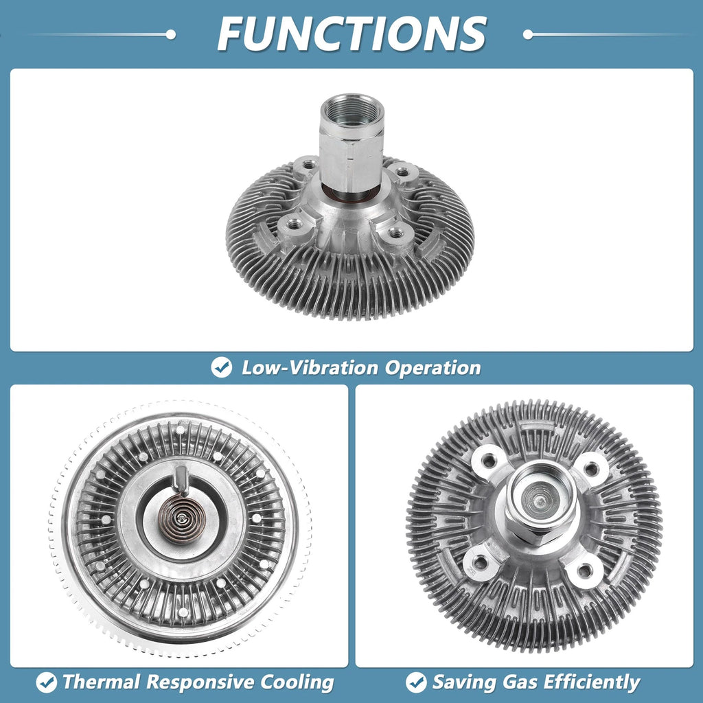Engine Cooling Fan Clutch for Dodge Ram 1500 4.7L V8 (2002–2004) No. 52029858AA