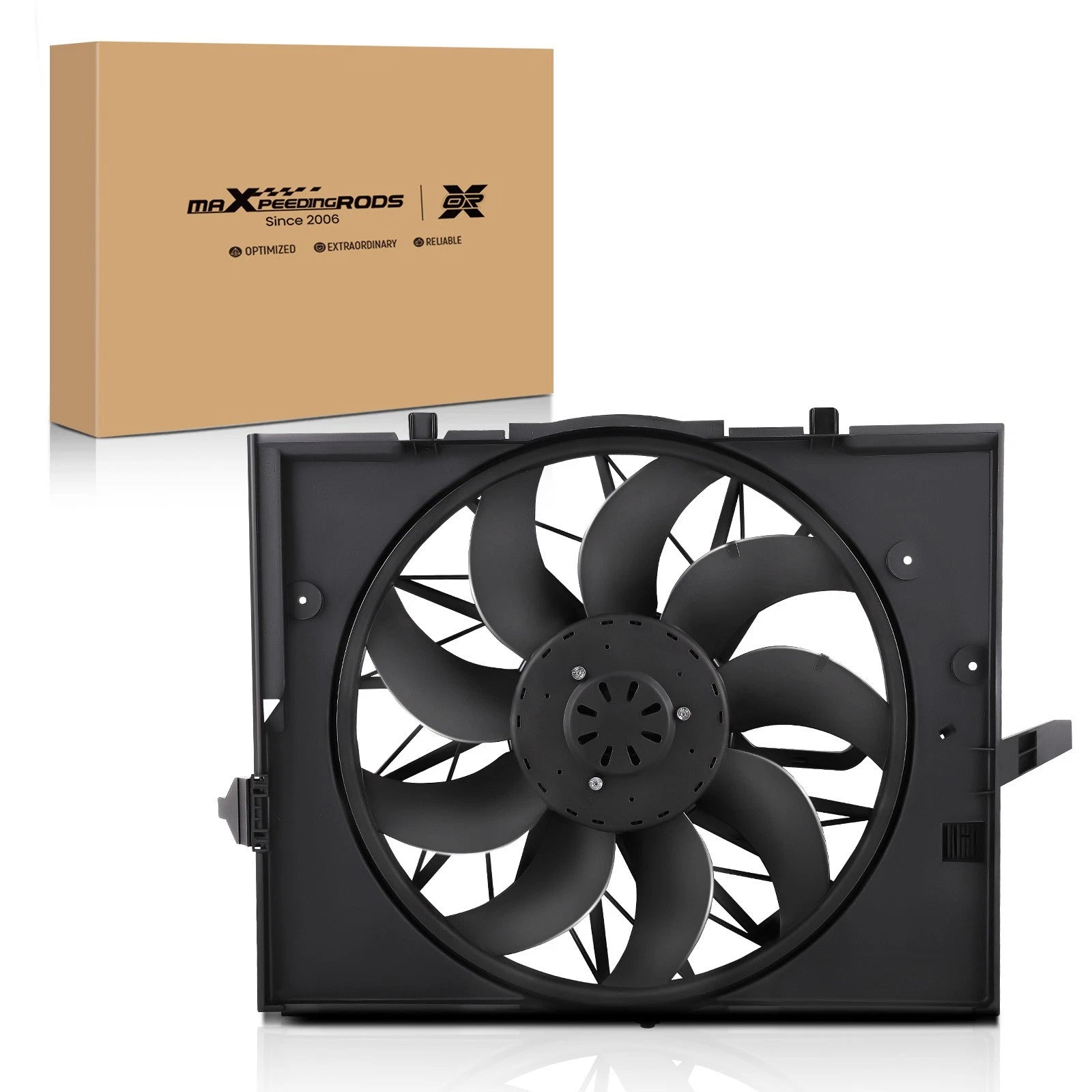 Radiator Cooling Fan for BMW E60 525 530 545 645 E65 750 (2002–2010)