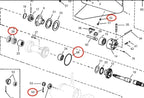 Lower Gearcase Propeller Shaft Oil Seal & O-ring for OMC Cobra (N/A)